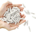 Mini Photo Clips, 1.4 Inch Small Wooden Clothespins by DAGONGREN
