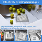 Drain Hair Filter Mesh Tub Drain Protector Anti Slip Sink Hair Stopper - Image 5