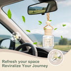 AROIC Hanging Car Air Freshener, 6 Pack Vanilla Cream Long Lasting & Refillable - Image 4