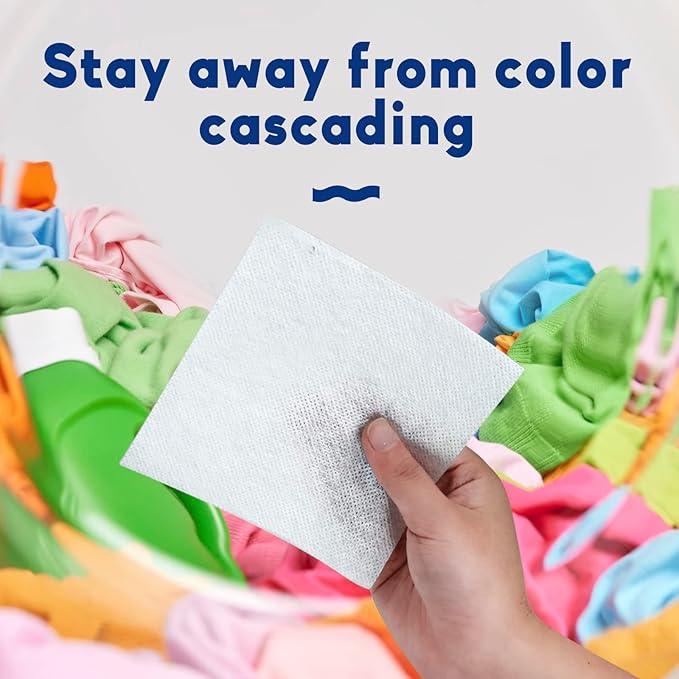 Color Absorber Laundry Sheets 120 Count, Dye Catcher to Prevent Clothes from - Image 5