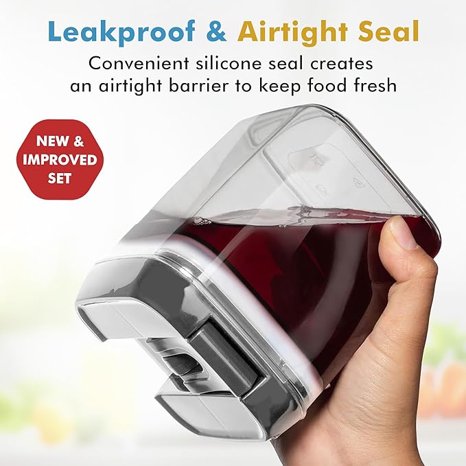 Shazo 9 PC Airtight Food Storage Containers - Image 2