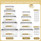 50-Piece Food Storage Containers - Image 2