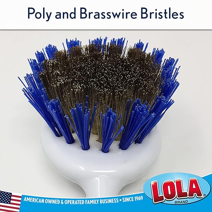 LOLA Pro Pot N' Pan Brush, 36 Pack, Abrasive Cleaning, Poly & Brass Wire - Image 2