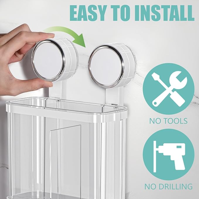 Toothbrush Holders Wall Mounted - Image 2
