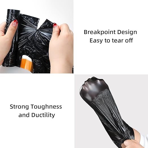 funest Small Drawstring Trash Bag, 4 Gallon Garbage Bags - Image 4