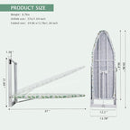 SheeChung Wall Mounted Ironing Board 36"X12", Foldable Ironing Boards - Image 2
