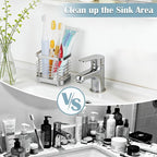 MYITYARD Toothbrush Holder for Bathroom, Stainless Steel Ventilated Electric - Image 5