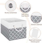 Fab totes Storage Bins, Foldable Storage Baskets - Image 3