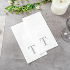 Luxenap 15.8 X 7.9 Inch Linen-Feel Guest Towels, 50 Lettered Hand Towels - Image 6