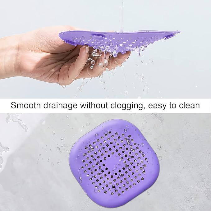 4 Pcs Shower Drain Hair Catcher Bathtub Stopper Home Drain Protectors Drain - Image 3