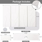 3 PCS Large Stone Dish Drying Mat - Image 2