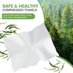 Compressed Towel Tablets 200 Count, Thicken Disposable Face Towel - Image 4