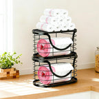 2 Pack Trash Bag Holder，Stackable Trashbag Dispenser - Image 2