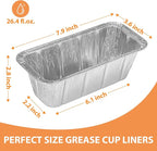 EWFEN 100 Pack Blackstone Griddle Accessories Grease Catcher Cup Liners - Image 3