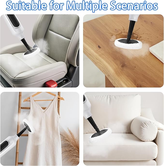 Reusable Steam Mop Pads Set, 4 Pack Steam Mop Pads & 4 Universal Microfiber - Image 5