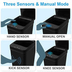 Bathroom Trash can, Smart Touchless Trash Can, Automatic Motion Sensor Trash Bin - Image 4
