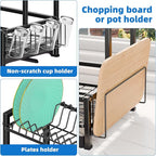 Simple Trending Dish Drying Rack, 2-Tier Dish Rack - Image 4