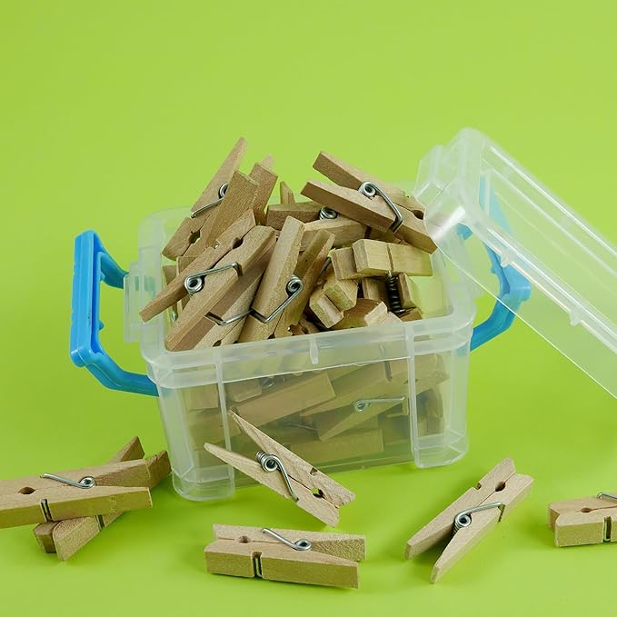 Leisure Arts Natural Clothespins Wood 1.5" Wide 30pc - Image 4