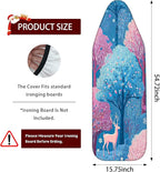Nuxovilar Ironing Board Cover Winter Deer in Forest Pattern Polyester 15x54 - Image 3