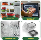 RockBerry 66 Pcs Large Food Storage Containers - Image 4