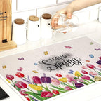 4 Pcs Seasonal Dish Drying Mats - Image 6