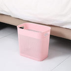 UUJOLY Plastic Small Trash Can Wastebasket, Garbage Container Basket - Image 4