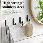 Adhesive Towel Hooks, Waterproof Oilproof Rustproof - Image 2