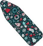 Nuxovilar Ironing Board Cover Winter Hats and Mittens Pattern Polyester 15x54 by Nuxovilar