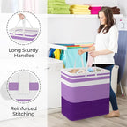 StorageRight Large Collapsible Laundry Basket Hamper - Image 4