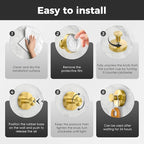 Shower Hooks for Inside Shower, Suction Cup Hooks for Glass Window, Removable - Image 5