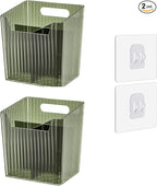 Set Of 2 Storage Organizer Bins Wall Mounted Shower Caddy, Bathroom shelves by LaeNuvole
