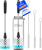 Holikme Bottle Brush Cleaner Set, 3 Straw Cleaner Brush, Bottle Cleaning Brush by Holikme