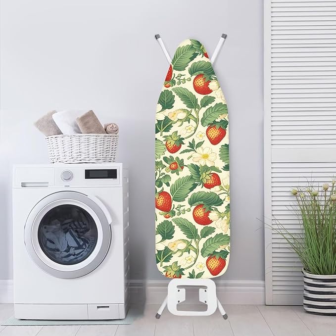 Leaves Strawberry Ironing Board Cover Standard Ironing Board Cover - Image 3