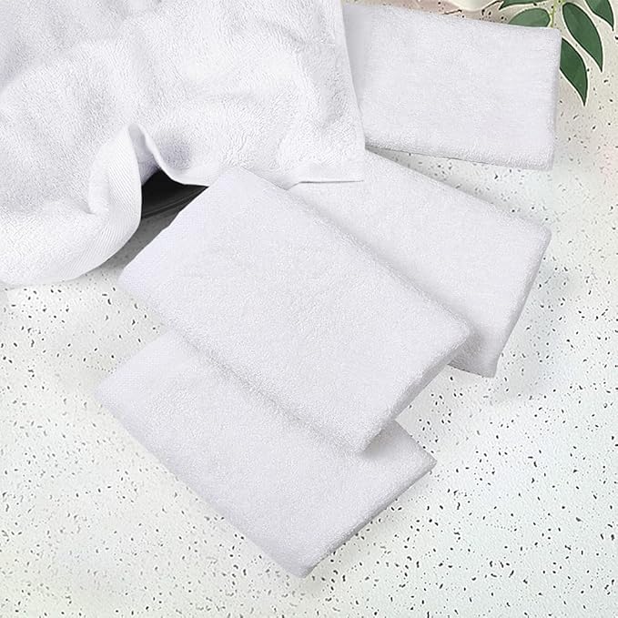 Yoofoss Luxury Washcloths Towel Set 10 Pack Baby Wash Cloth - Image 5