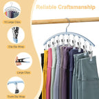 Legging Organizer for Closet, Metal Yoga Pants Hanger w/Rubber Coated 4 Pack - Image 5