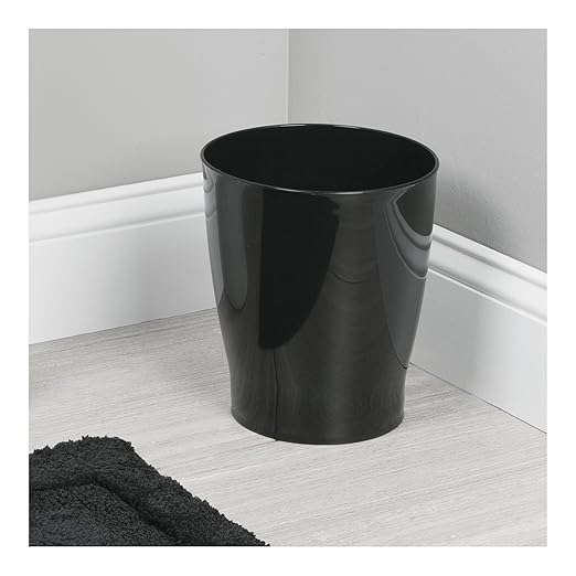 iDesign Small Round Bathroom Trash Can - Image 7