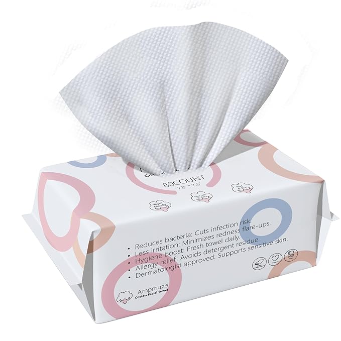 Disposable Face Towels, Biodegradable Dry Wipes by Unknown