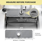 Faucet Mat for Kitchen Sink – Adjustable Silicone Sink Splash Guard - Image 3