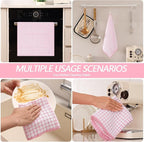 Homaxy Kitchen Towels and Dishcloths Set, 16 x 25 and 12 x 12 Inches, Super - Image 6