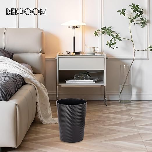 UUJOLY Small Trash Can Wastebasket Garbage Can Container Bins - Image 3