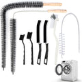 Washing Machine Cleaning Brush, Dryer Vent Cleaner Kit, Crevice Brush by Enpato