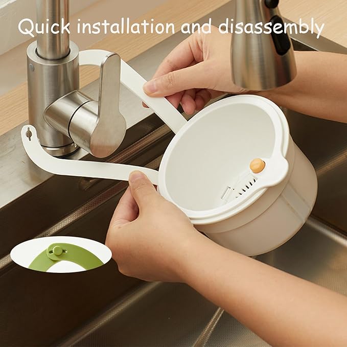 Kitchen Sink Strainer Basket, Hanging Corner Food Scrap Catcher, Sink Basket - Image 5