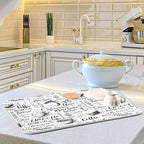 Coffee Cups Print Dish Drying Mat - Image 2