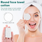 Premium Cotton Rounds for Face, 100% Pure & Natural Facial Cleansing Round Pads - Image 4