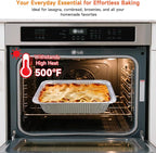 Aluminum Pans with Clear Lids 9x13-10 Pack Aluminum Foil Pans, Heavy Duty - Image 3