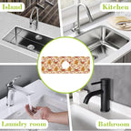 Chrismas Sink Splash Guard Faucet Mat Christmas Absorbent Fast Drying Mat Sink - Image 7