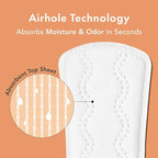 Rael Panty Liners for Women, Organic Cotton Cover - Image 4