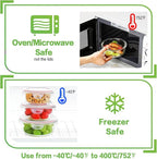 HOMBERKING Glass Food Storage Containers - Image 4