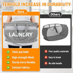 Collapsible Laundry Baskets, Foldable Clothes Hamper - Image 6