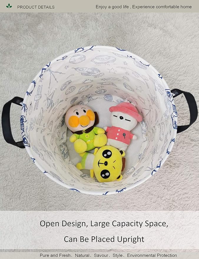 Round waterproof laundry basket、foldable storage basket、laundry Hampers - Image 4